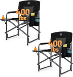 TIMBER RIDGE Aluminum Oversized Camping Chair, Support 400lbs
