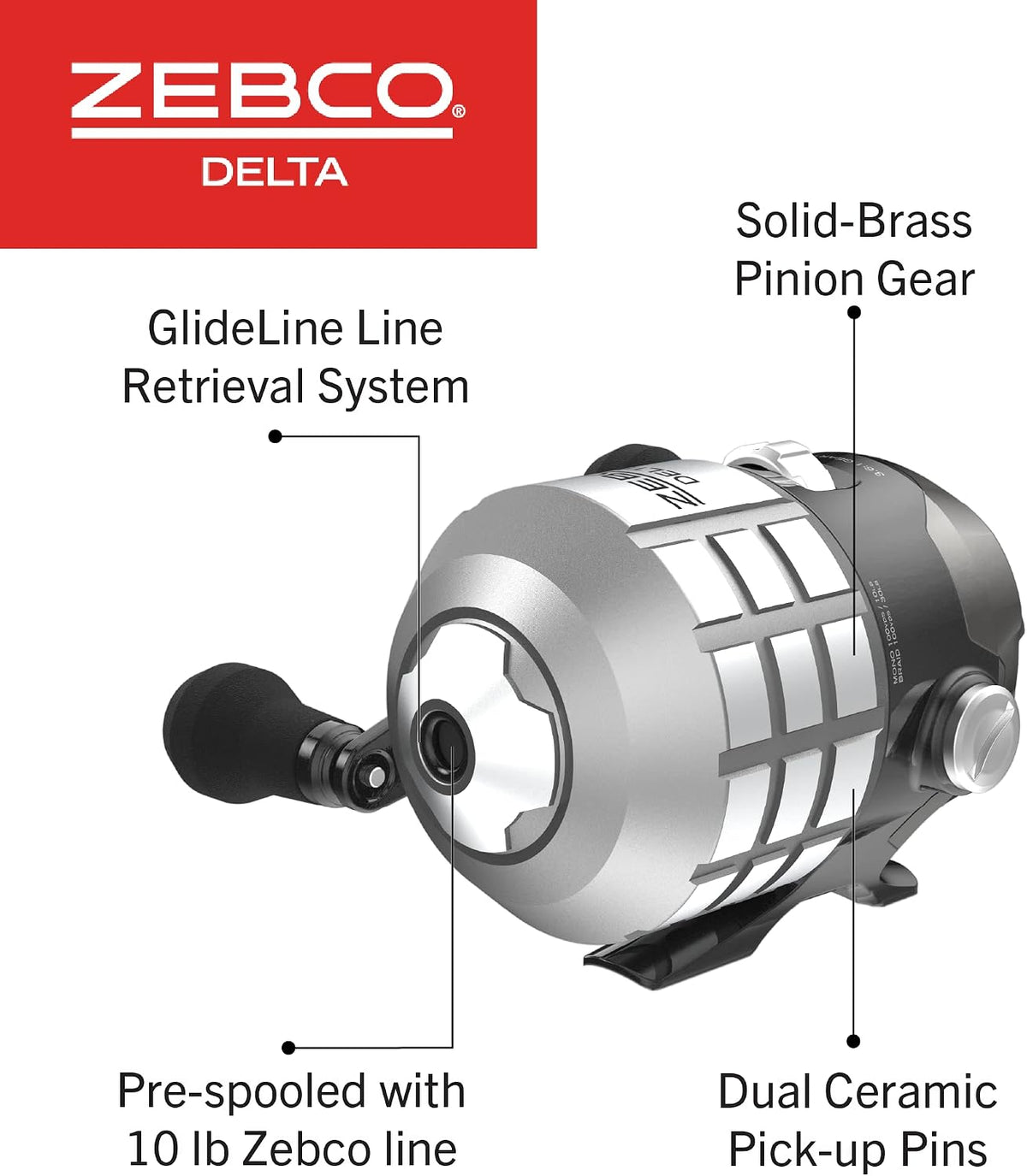 Zebco Delta Spincast Fishing Reel