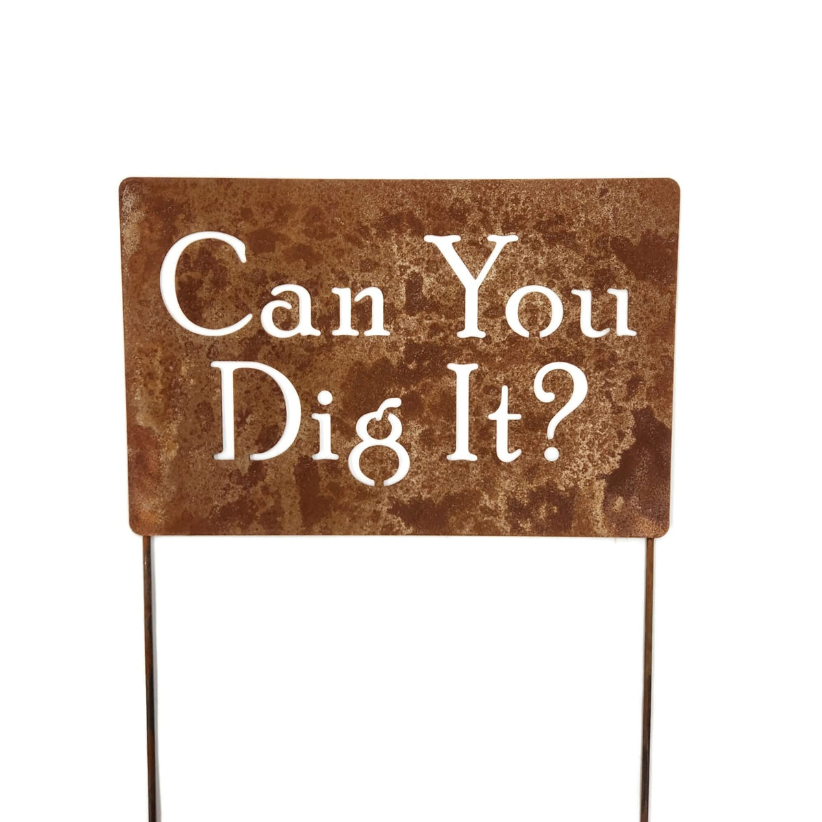 Funny Garden Stake 20 to 33 Inches Tall (Gardener Wanted, XL 33" Tall)