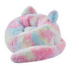 Bean Bag Chair for Adults Teens, Giant Faux Fur Cat Beanbag Sofa