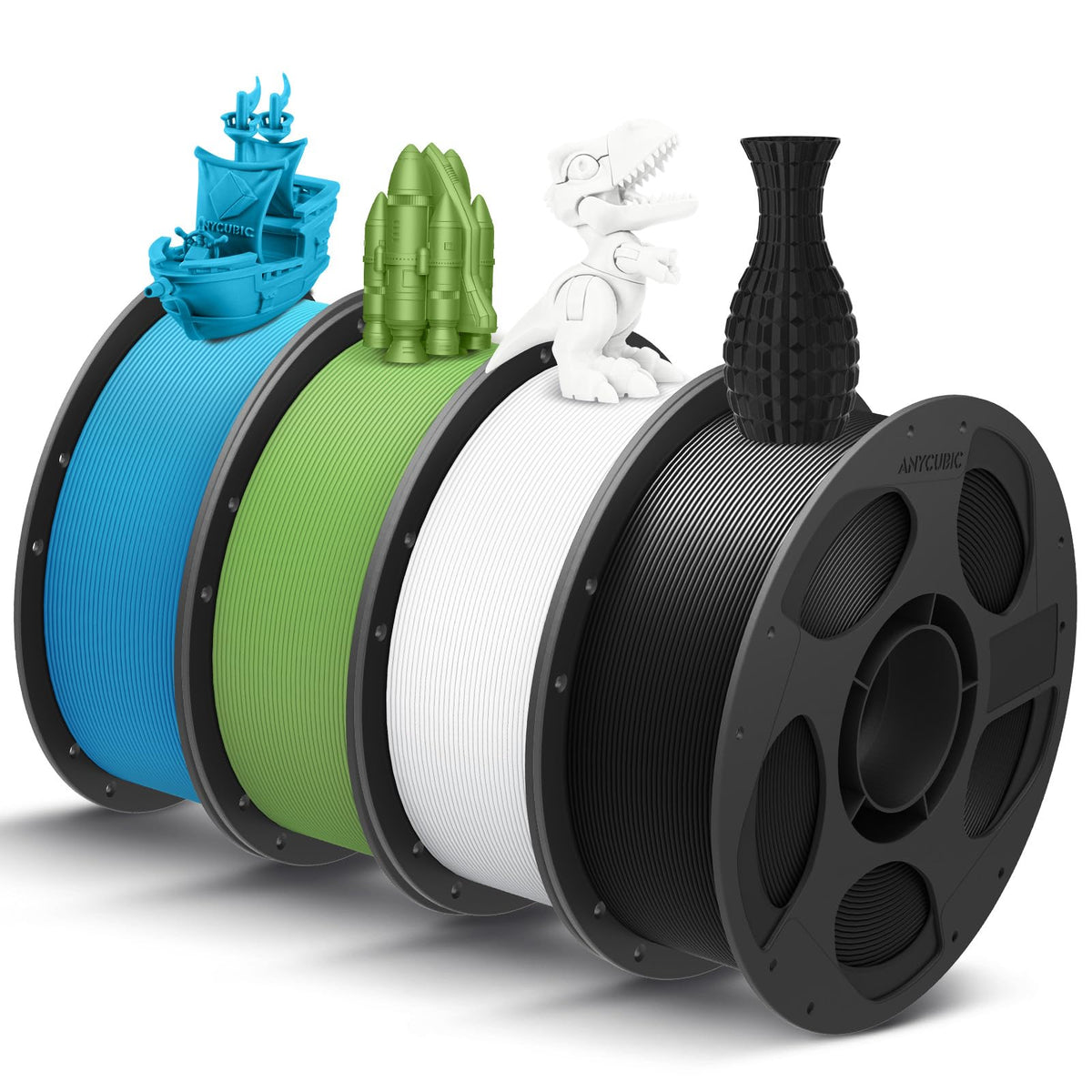 ANYCUBIC 3D Printer Filament Multicolor PLA Bundle 10KG