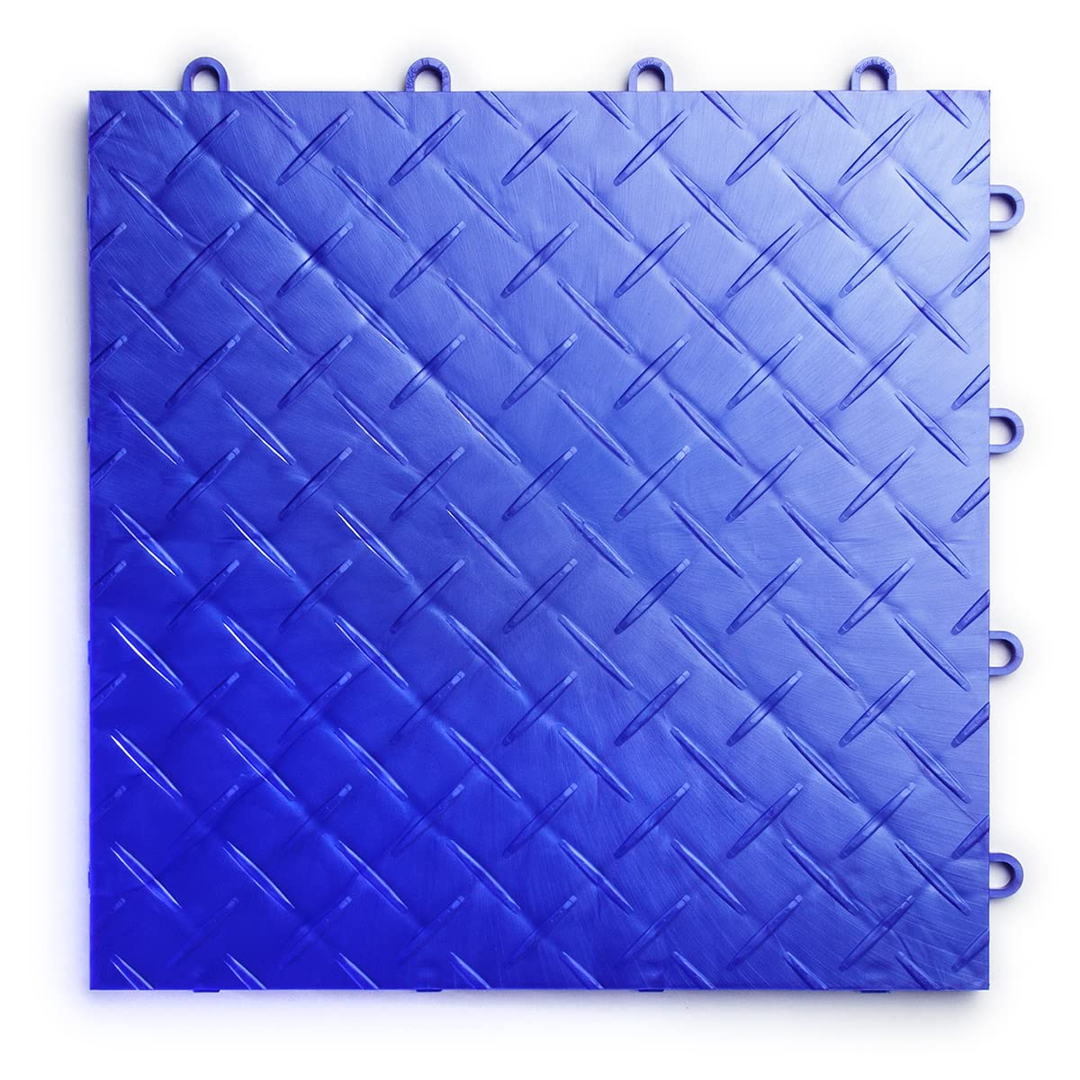 SnapLock RaceDeck Diamond 12"x12" Interlocking Garage Tiles, 24pk, White