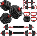 Adjustable Dumbbell set,20/30/45/70/90lbs Free Weight Set