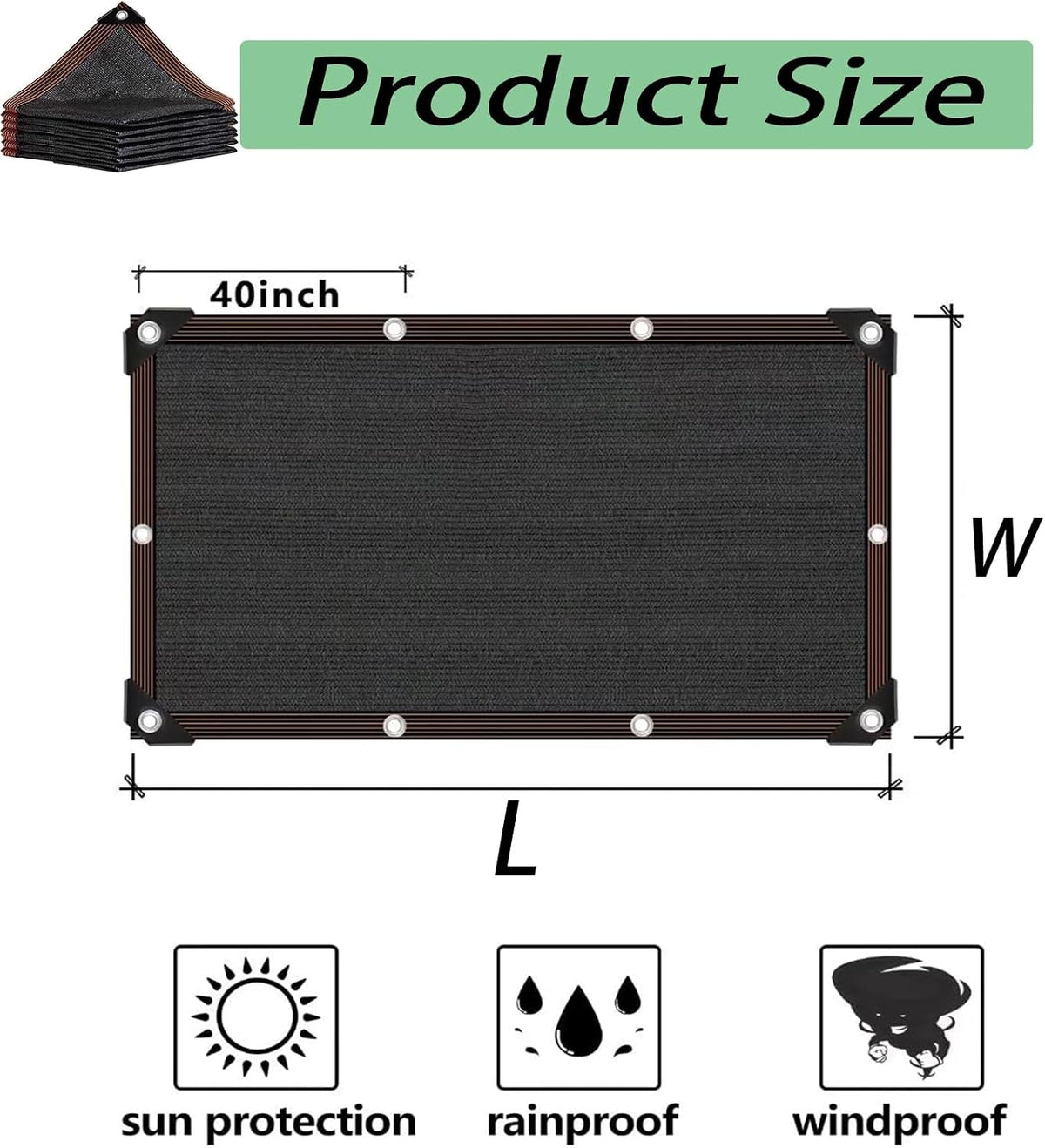 16x31 FT,Beige HDPE Mesh Tarp with Upgraded Grommets,Outdoor Sunblock Shade Cloth, for Plants Greenhouse Outdoor Pergola Lawn Kennel Chicken Coop