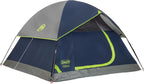 Coleman Sundome Camping Tent with Rainfly, 2/3/4/6 Person Tent Sets Up in 10 Mins, Weatherproof Shelter for Camping, Festivals, Backyard, Sleepovers, & More