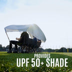QuickPlay Pro 6-Seater Team Bench with Canopy Shelter - Sideline