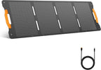 UDPOWER 120W Portable Solar Panel(New Version) for Power Station Generator, 18V Foldable Solar Cell Solar Charger with High-Efficiency Battery Charger for Outdoor Camping Van RV Trip