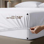 Bulk 8-Pack King Sheet Set, 4pc Set For Hotel, Resort & Motel, White