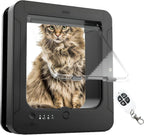 Automatic Pet Door with Microchip Technology Includes 2 Sensor Collars and Remote Ideal for Cats and Small Dogs