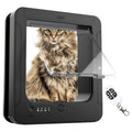 Automatic Pet Door with Microchip Technology Includes 2 Sensor Collars and Remote Ideal for Cats and Small Dogs