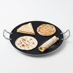 Kitchen King Jumbo Non Stick Dosa Tawa/Roti Pan – Large Heavy Gauge Aluminium Comal Griddle, PFOA Free Flat Tawa for Dosa, Roti, Chapati & Pancakes, Easy Clean Cookware (50cm / 20")