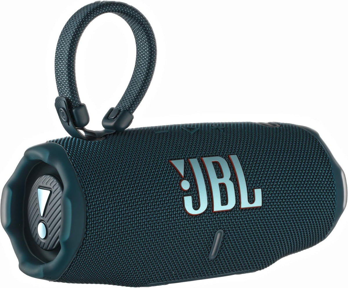 JBL Charge 6 Portable Bluetooth Speaker (Blue) | IP68 Waterproof, DustProof, and DropProof, Outdoor Wireless Audio |28Hrs Playtime + Travel Case Bundle