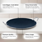 Kitchen King Jumbo Non Stick Dosa Tawa/Roti Pan – Large Heavy Gauge Aluminium Comal Griddle, PFOA Free Flat Tawa for Dosa, Roti, Chapati & Pancakes, Easy Clean Cookware (50cm / 20")