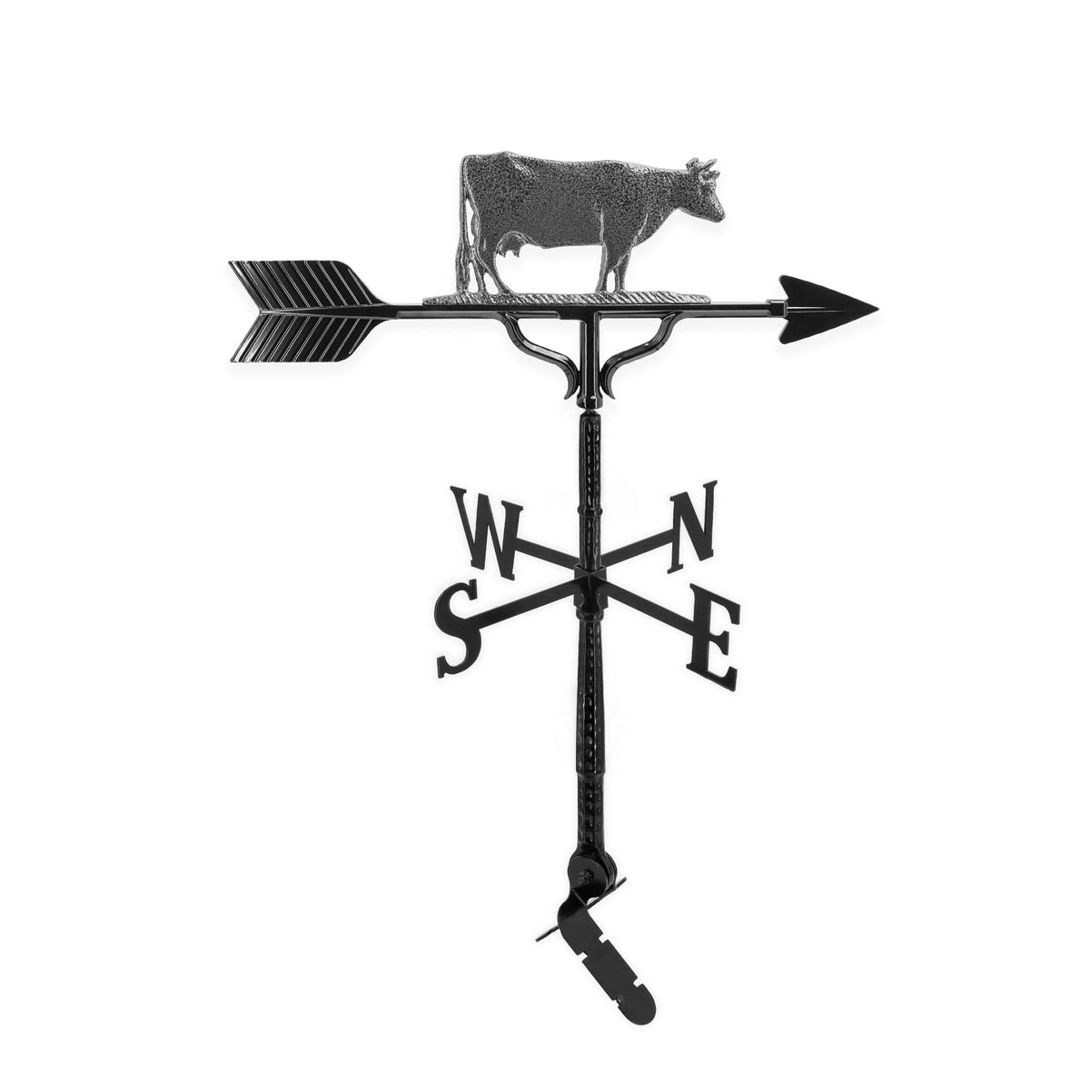 Montague Metal Products Aluminum Cow Roof Weathervane - Black