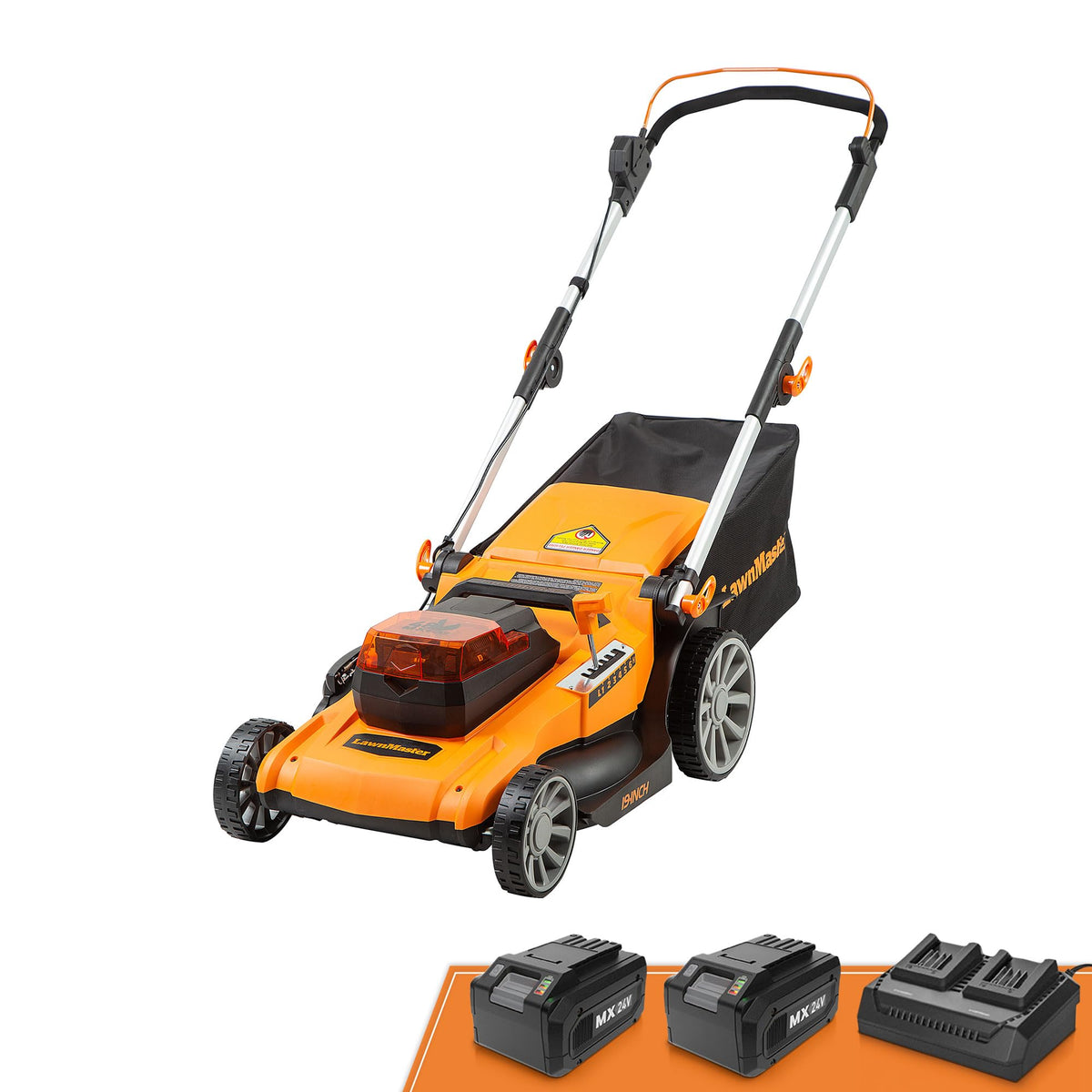 LawnMaster MEB1114K Electric Corded Lawn Mower 15-Inch 11AMP