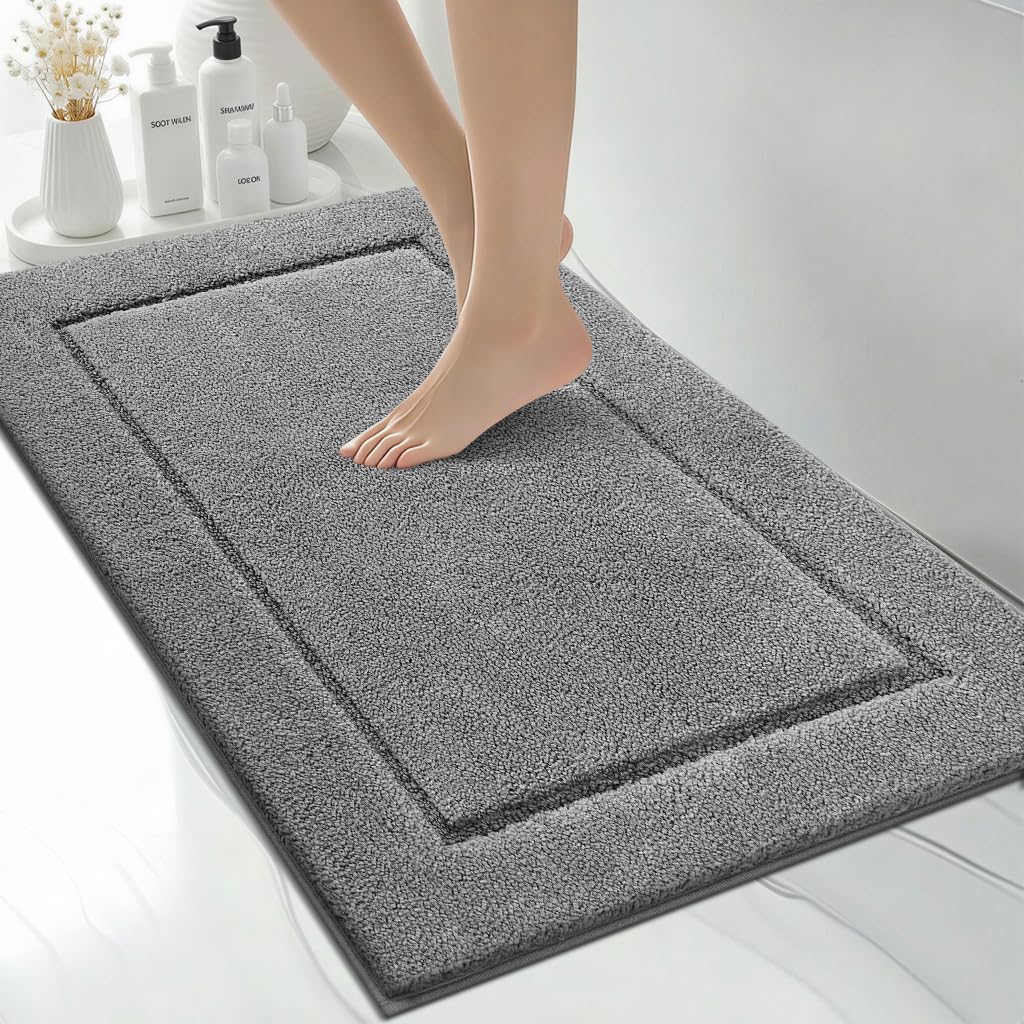 Extra Soft Bathroom Rug 30" x 60", Bath Mat, Shower Runner Rug