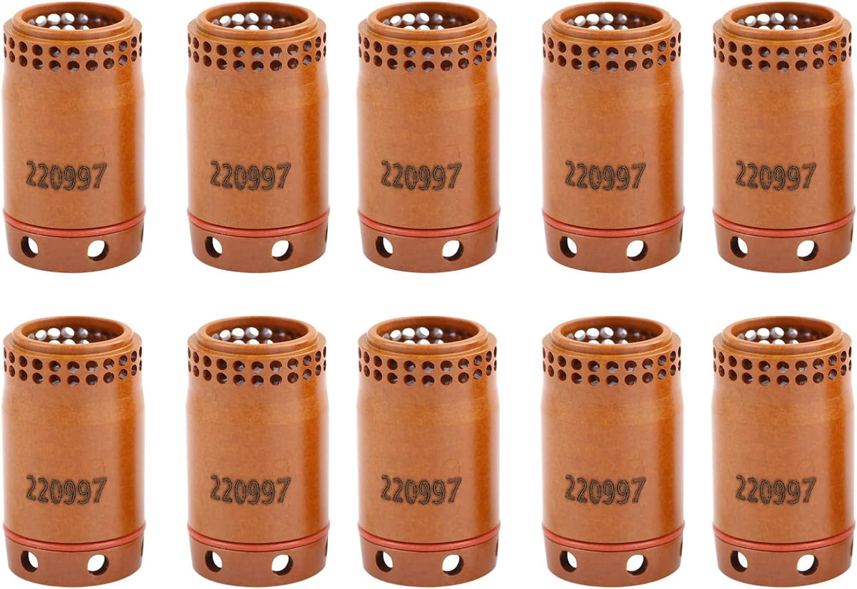 10Pcs 220997 Swirl Ring Fit for Hypertherm Powermax 125 Plasma Consumables