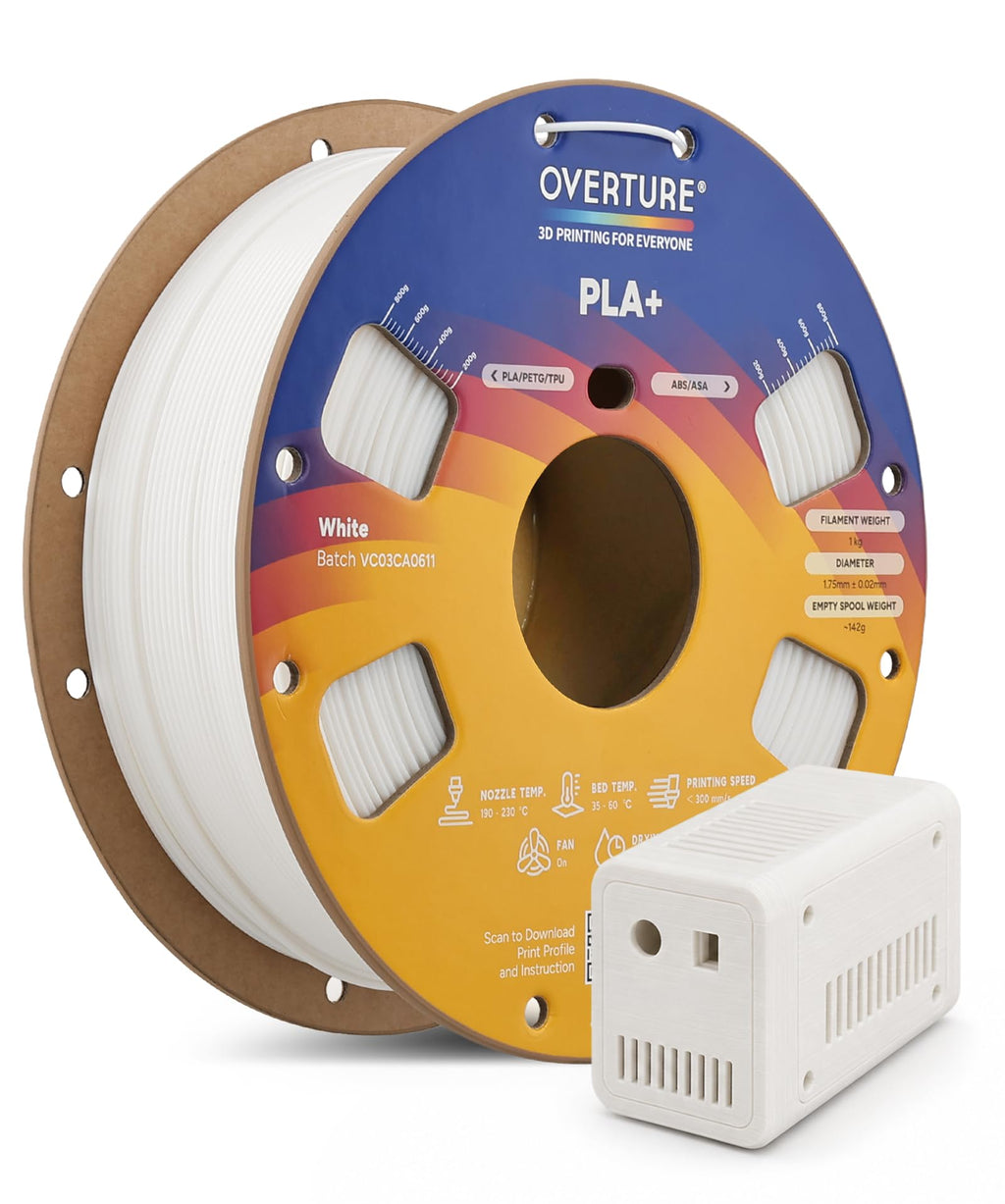OVERTURE 10KG Bundle High Speed PLA+ 3D Printer Filament 1.75mm