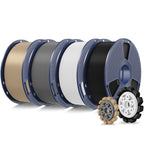 SUNLU PLA+2.0 3D Printer Filament, Multicolor, 10-Pack (10KG)