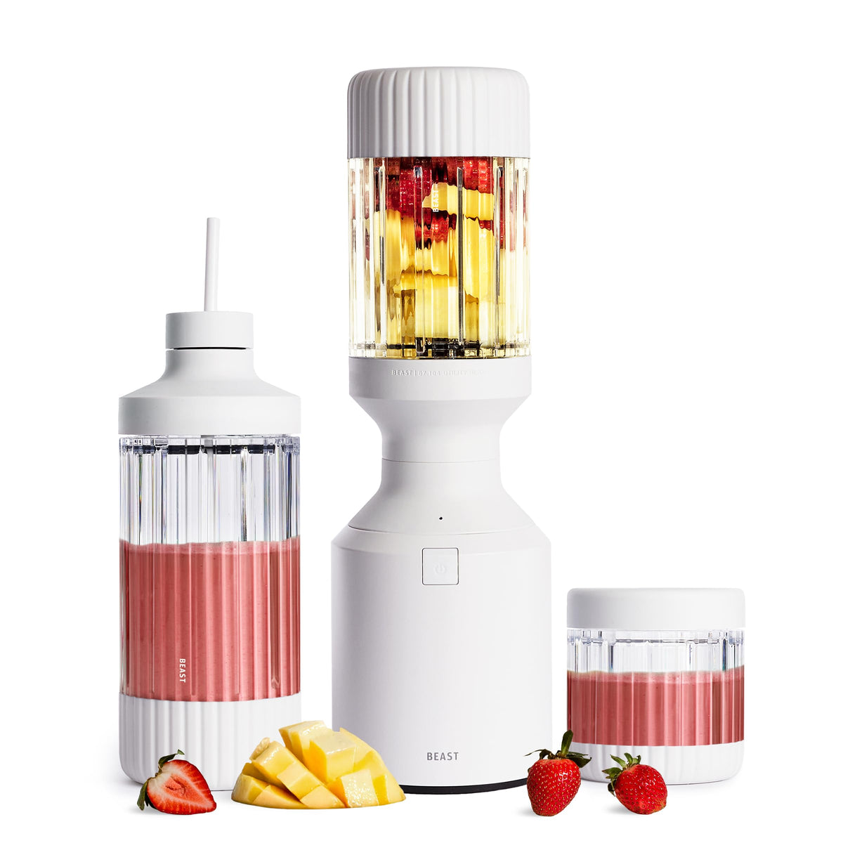 Beast Mega 1200 Plus Countertop Blender, XL Vessel, Sand, 1200W
