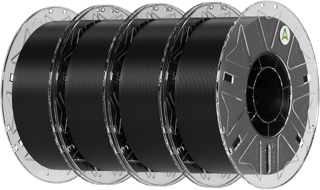 Creality Hyper PLA Filament 1.75mm, Black, 4-Pack, 4KG