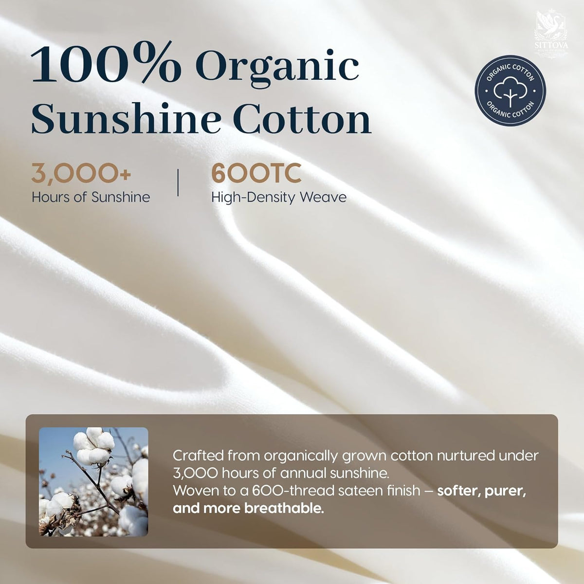 Goose Down Fiber Comforter King Size – Summer Hotel Quality Duvet Insert, High Fill Power, Ultra Soft 100% Cotton, Box-Stitched, Breathable, Lightweight Luxurious White Cooling Comforter, 90"x 106"