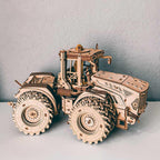 3D Wooden K-7M Tractor Model Kit, Wood Building Set, Educational STEM Toy, Engineering Puzzle for Adults & Teens, Collectors Display Model 596PCS