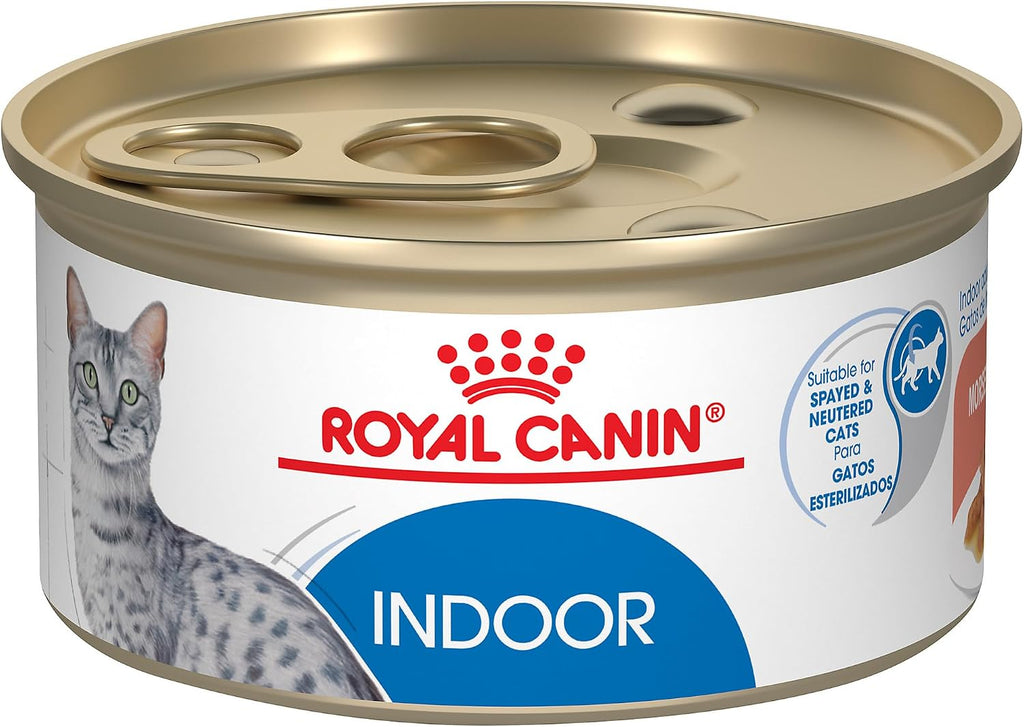 Royal Canin Feline Health Nutrition Indoor Adult Morsels in Gravy Cat Food, 3 oz (Pack of 24)