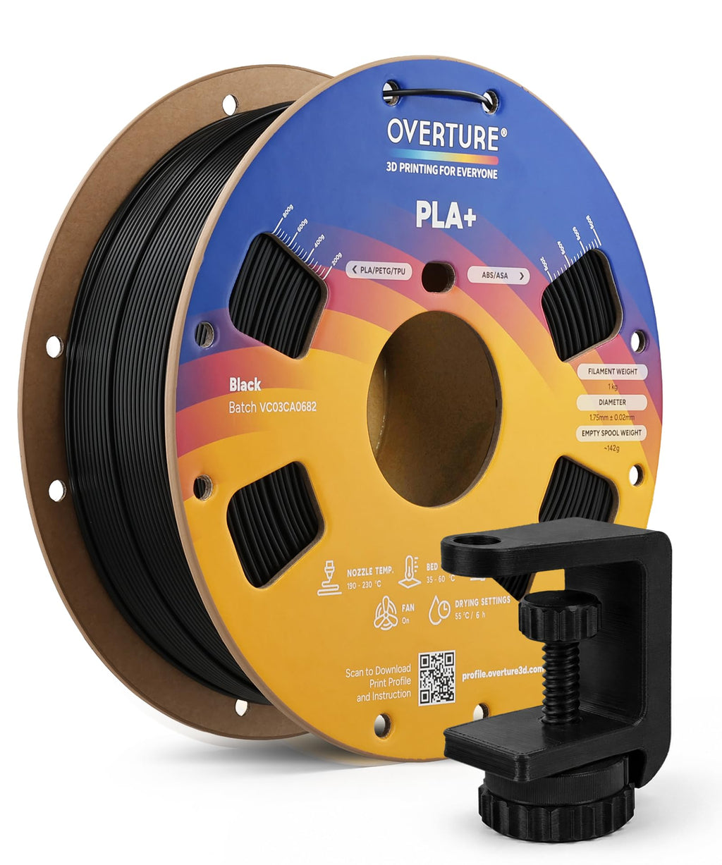 OVERTURE 10KG Bundle High Speed PLA+ 3D Printer Filament 1.75mm