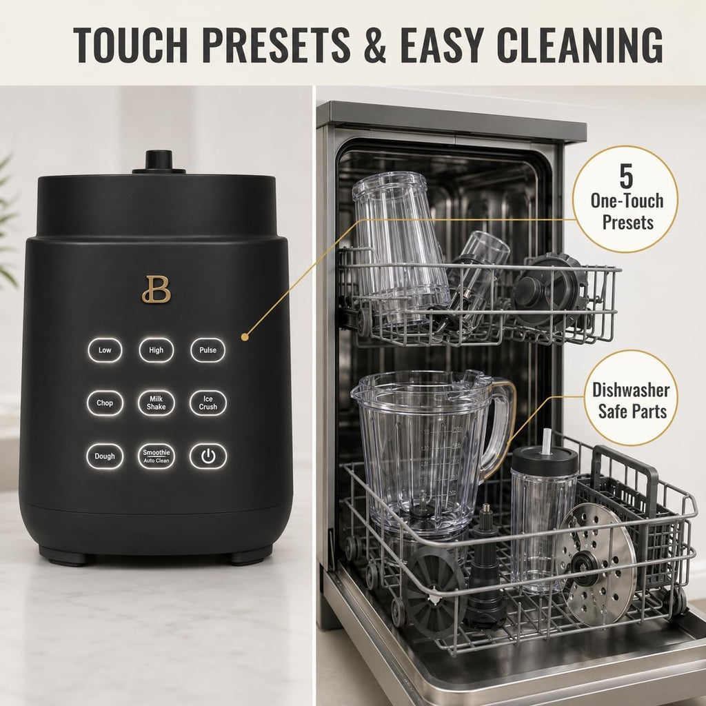 Blender and Food Processor Combo, Personal Smoothie Blender