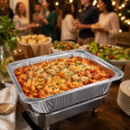 Half Size Deep Aluminum Pans, 13 x 10.5 x 2.5 In (100, Trays Only)