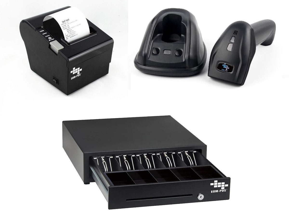 Cash Drawer + Thermal Receipt Printer -for Windows Systems Only