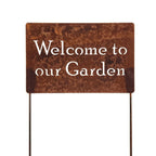 Funny Garden Stake 20 to 33 Inches Tall (No Pesticides Please, XL 33" Tall)