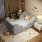 DoCred Toddler Bed, Upholstered Toddler Bed for Girls&Boys