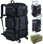 Goture 72L Fishing Tackle Backpack with Cooler & 4 3700 Tackle Boxes