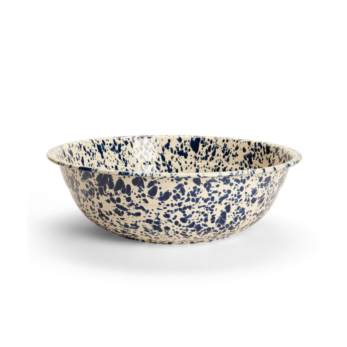 Enamelware Benson Basin, 32 quart, Red/White Splatter (Single)