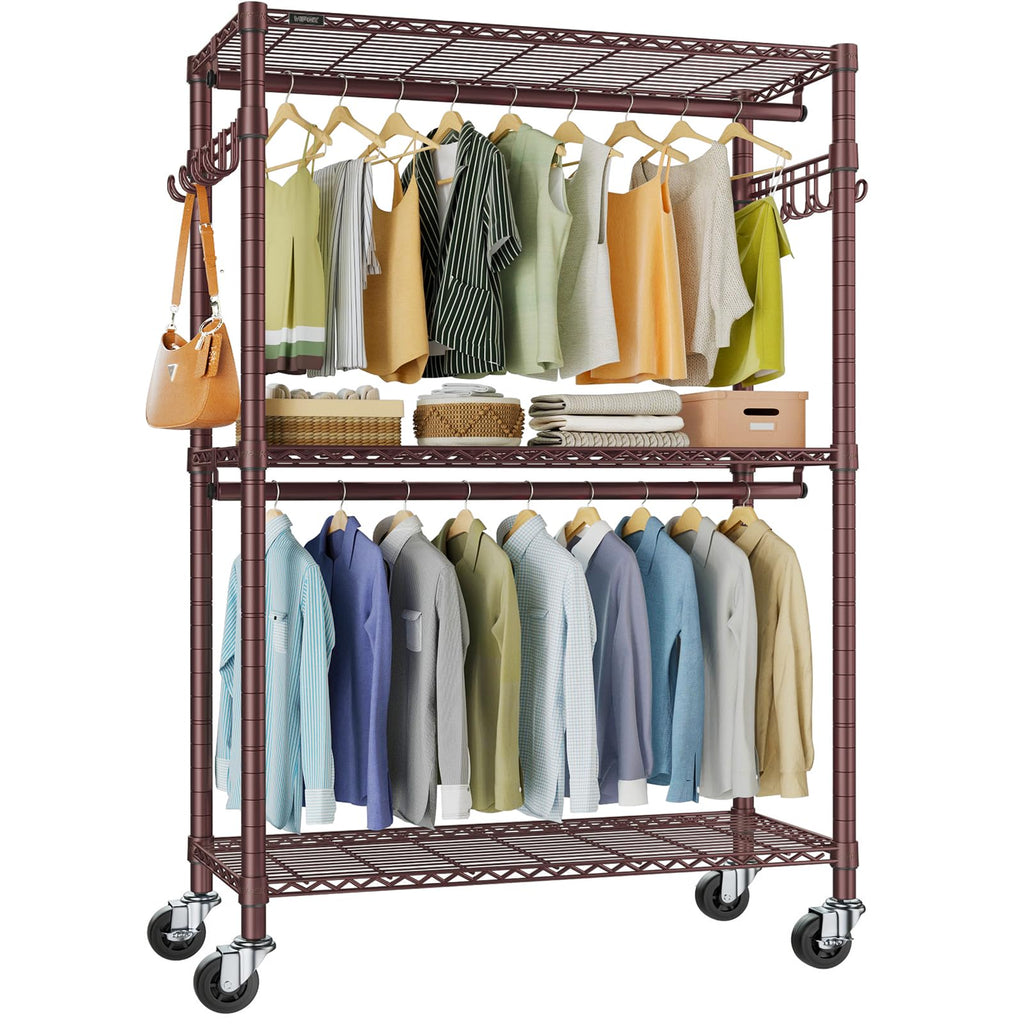 VIPEK R2 Plus Clothes Rack Heavy Duty Rolling Closet for Hanging Clothes