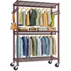 VIPEK R2 Plus Clothes Rack Heavy Duty Rolling Closet for Hanging Clothes
