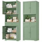 HIFIT Tall Bathroom Storage Cabinet with Drawer, Modern Linen Cabinet,White