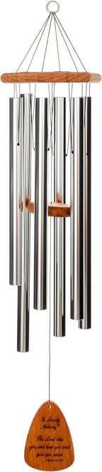 In Loving Memory 30-inch Windchime, Bronze w/The Lord Bless You and Keep You… w/Customization