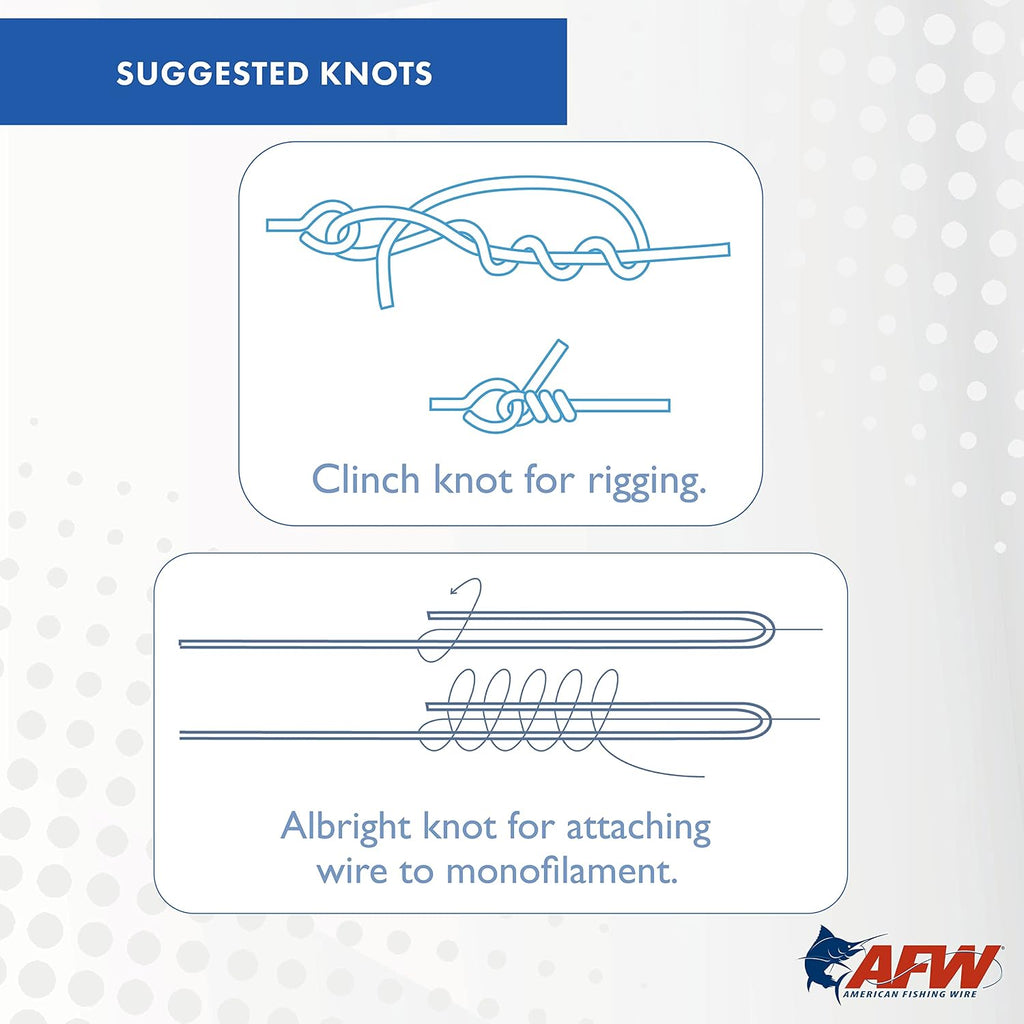 AFW Titanium Tooth Proof, Single Strand Leader Wire