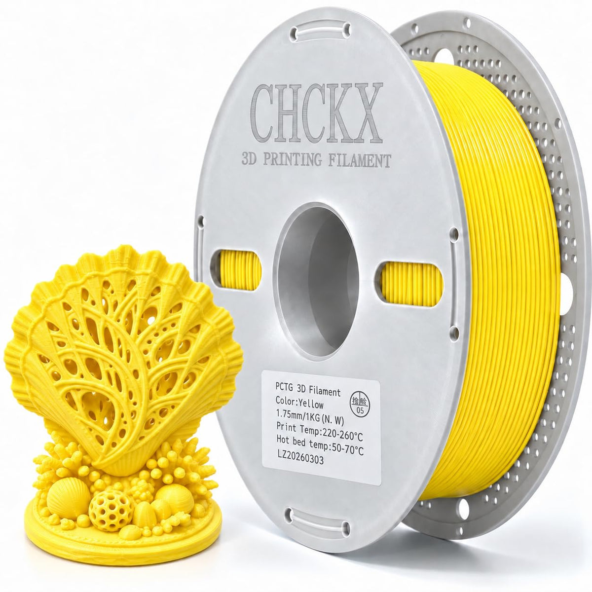 16Rolls PETG Filament Bundle Filament Bulk 1KG 1.75 mm Multicolor
