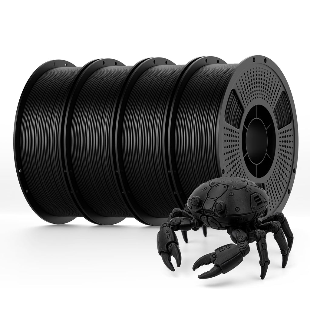 UJOY3D 10kg Elite PLA+ 3D Printer Filament Bundle, 10 Color Pack 3D Printing Filament 1.75mm, 1kg Spool 10 Pack, Black+Jade White+Cream White+Grey+Red+Cobalt Blue+Green+Orange+Yellow+Beige Skin