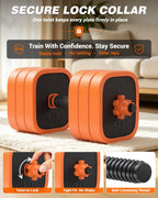 Rendpas Adjustable Dumbbell Set – Free Weights for Home Gym Workouts
