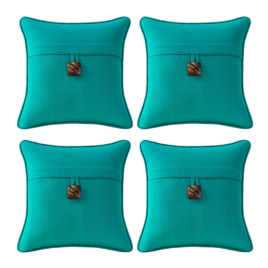Outdoor Sunbrella Decorative Pillows Pack of 4, 20" x 12" Outdoor Pillow Set for Couch Bed Throw Patio Sofa, Airies Marble