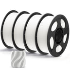 ANYCUBIC PLA Plus (PLA+), 3D Printer Filament 1.75mm Bundle, High Toughness, 1KG Spool, Black, White, Texture Grey, Pink, Red, Blue, Green, Orange, Yellow, Purple, 10KG in Total