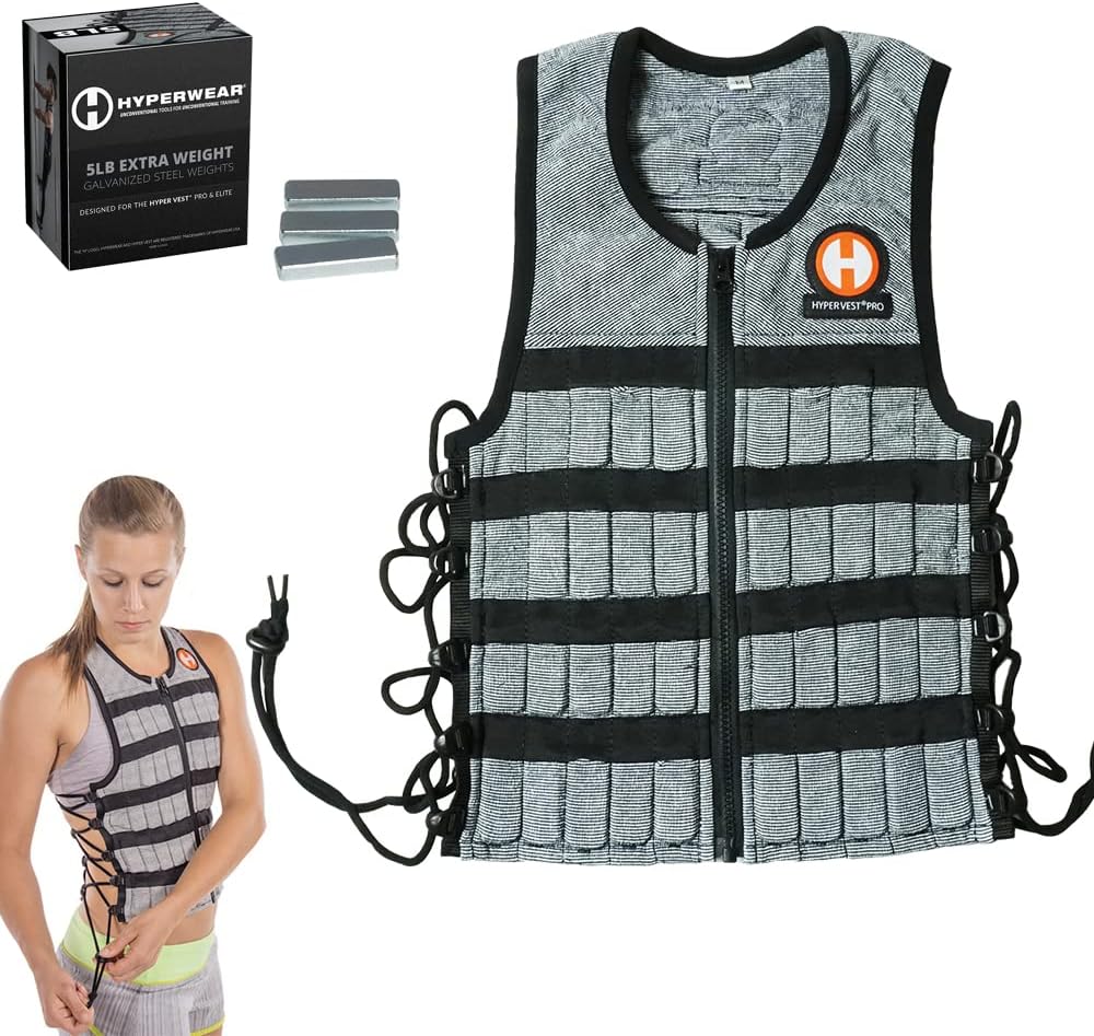 Hyperwear Hyper Vest PRO Strength Training Weight Vest for Men up to 40 lb