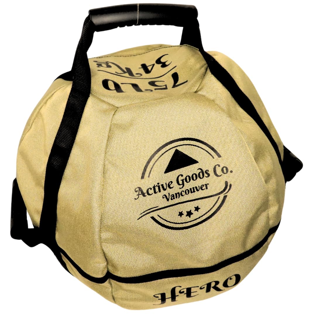 ActiveGoodsCo. Kettlebell Sandbag for fitness workout, different sizes Up to 75lb.