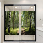 Dense Forest Window Privacy Film 35.4Wx55.1L-inch x2 Pcs