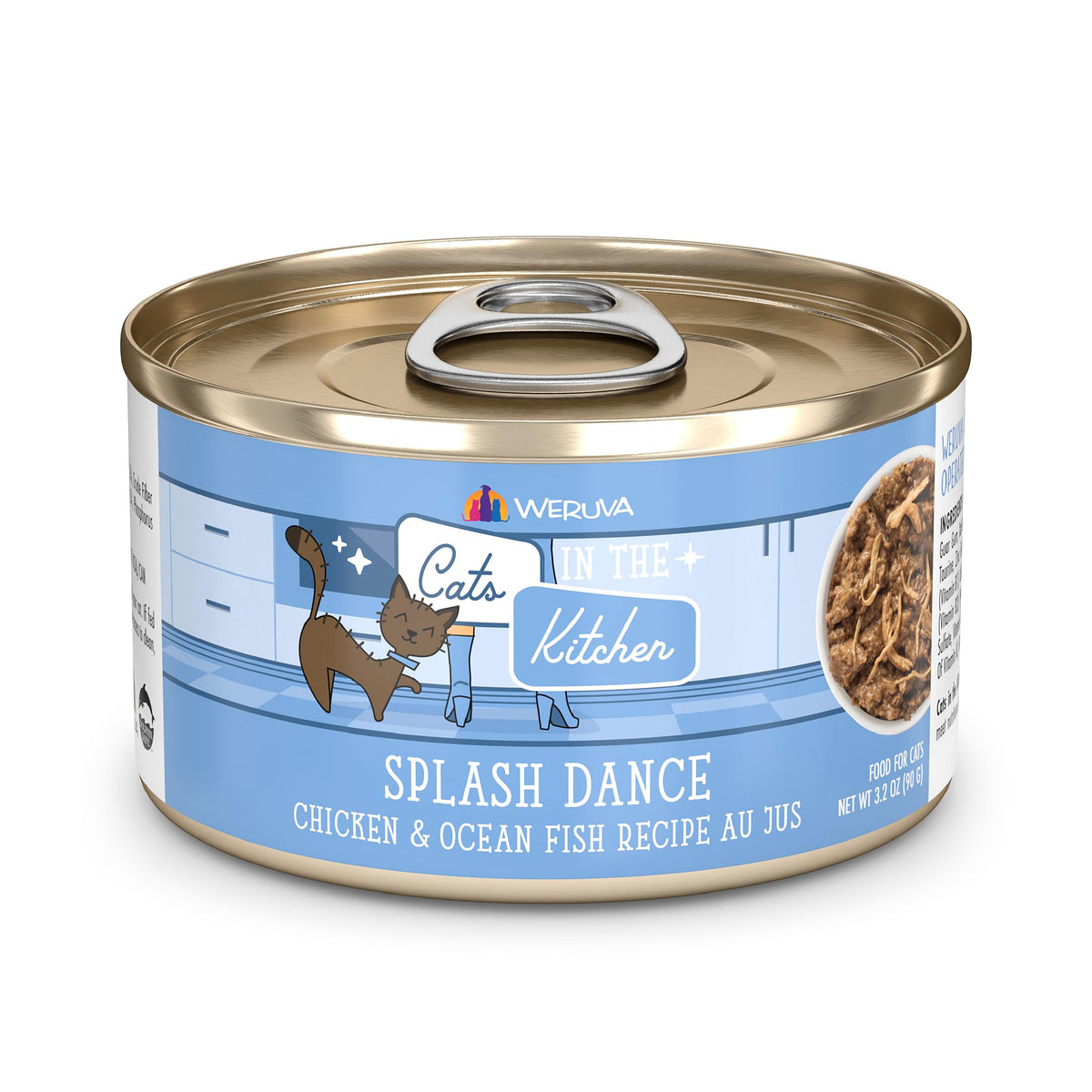 Weruva Cats in the Kitchen, Kitchen Cuties Variety Pack, Wet Cat Food, 6oz Cans (Pack of 24)